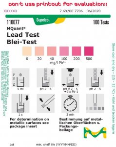 Lead Test 