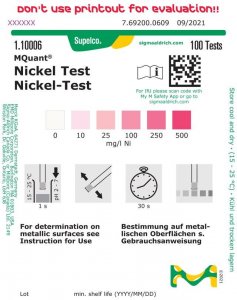 Nickel Test 
