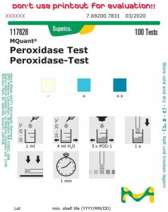 Peroxidase Test 