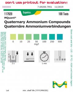 Quaternary Ammonium Compounds 