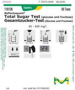 Total Sugar Test (glucose and fructose) 