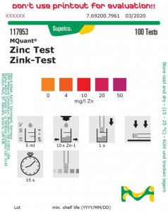 Zinc Test 