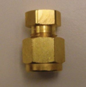 1/4 in. Brass Swagelok and PTFE Ferrule End-Fitting Assembly, Precleaned for Thermal Desorption Tube 23094-U