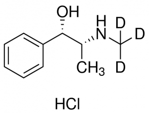 (1S,2R)-(+)-Ephedrine-d3 hydrochloride solution 
