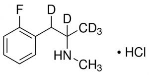 ()-2-Fluoromethamphetamine-D5 (side chain) hydrochloride solution 