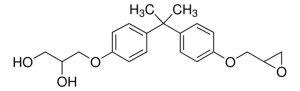 Bisphenol A (2,3-dihydroxypropyl) glycidyl ether 