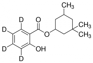 Homosalate-(benzoic ring-d4) 