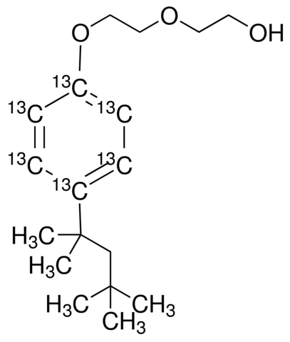 4-tert-Octylphenol-diethoxylate-ring-13C6 solution 33229-1ML