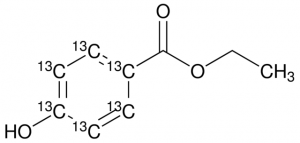 Ethyl 4-hydroxybenzoate-ring-13C6 solution 