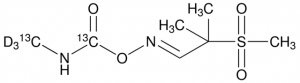 Aldicarb-(N-methyl-13C,d3, carbamoyl-13C) sulfone 
