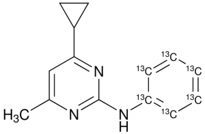 Cyprodinil-(phenyl-13C6) 