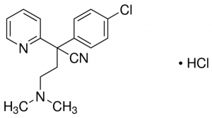 -(4-Chlorophenyl)--[2-(dimethylamino)ethyl]-2-pyridineacetonitrile hydrochloride 