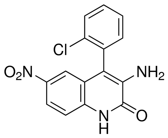 3-Amino-4-(2-chlorophenyl)-6-nitroquinolin-2(1H)-one BP839