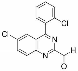 6-Chloro-4-(2-chlorophenyl)quinazoline-2-carboxaldehyde BP376