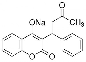 Warfarin sodium clathrate 