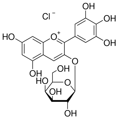 Delphinidin 3-O--D-galactoside chloride 4301-10MG