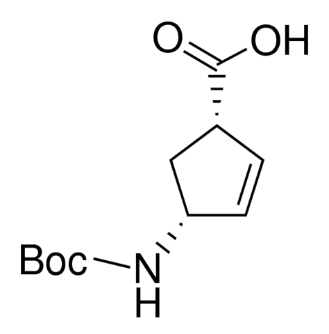 (1S,4R)-()-4-(Boc-amino)-2-cyclopentene-1-carboxylic acid 
