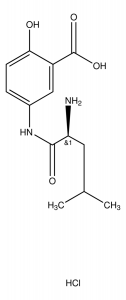 L-Leucine 3-carboxy-4-hydroxyanilide hydrochloride 