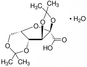 ()-2,3:4,6-Di-O-isopropylidene-2-keto-L-gulonic acid monohydrate 