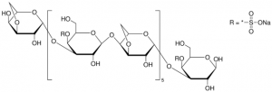 Neocarradodecaose 41,43,45,47,49,411-hexasulfate hexasodium salt 