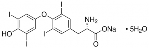 L-Thyroxine sodium salt pentahydrate 
