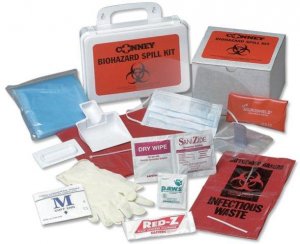 Biohazard spill kit 