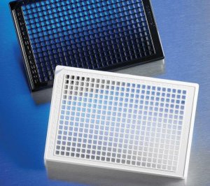 Corning 384 well microplate, low flange 
