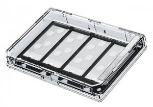 Grace Bio-Labs CultureWell coverglass inserts, with 4 chambered coverglasses GBL103440-10EA