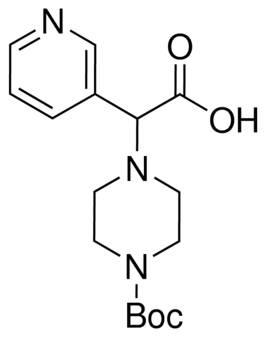 2-(4-Boc-piperazino)-2-(3-pyridyl)acetic acid 
