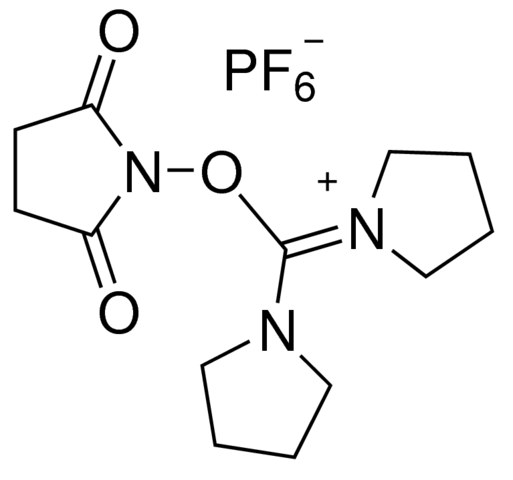 Dipyrrolidino(N-succinimidyloxy)carbenium hexafluorophosphate 