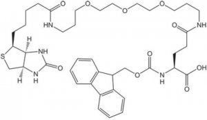 Fmoc-Glu(biotinyl-PEG)-OH 