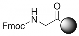 Fmoc-Gly-Wang resin 