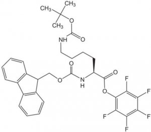 Fmoc-Lys(Boc)-OPfp 