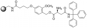 H-Asn(Trt)-HMPB-ChemMatrix resin 