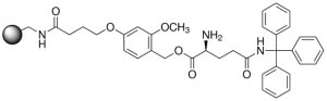 H-Gln(Trt)-HMPB-ChemMatrix resin 