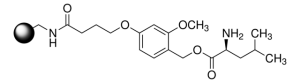 H-Leu-HMPB-ChemMatrix resin 