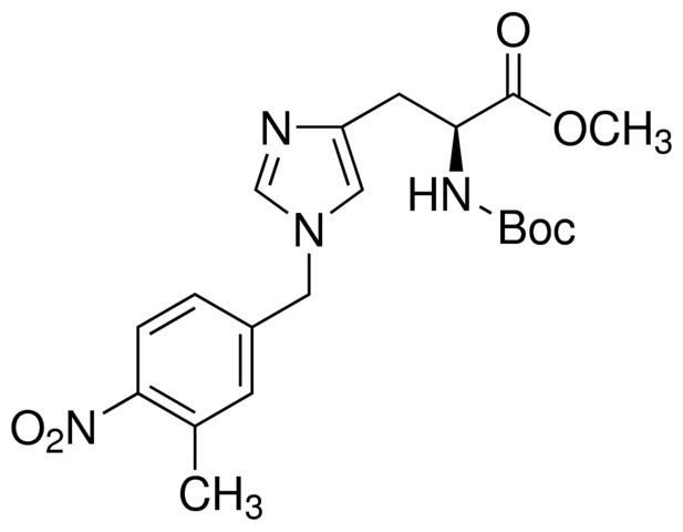 N-Boc-3-(3-methyl-4-nitrobenzyl)-L-histidine methyl ester 