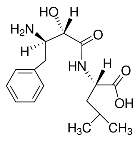 N-[(2S,3R)-3-Amino-2-hydroxy-4-phenylbutyryl]-L-leucine 482609-500MG