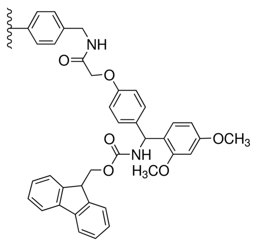 Rink amide (aminomethyl)polystyrene 