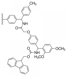 Rink amide 4-methylbenzhydrylamine, polymer-bound 