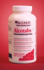 Alcotabs efferescent tablets for siphon-type pipette and test tube washers 