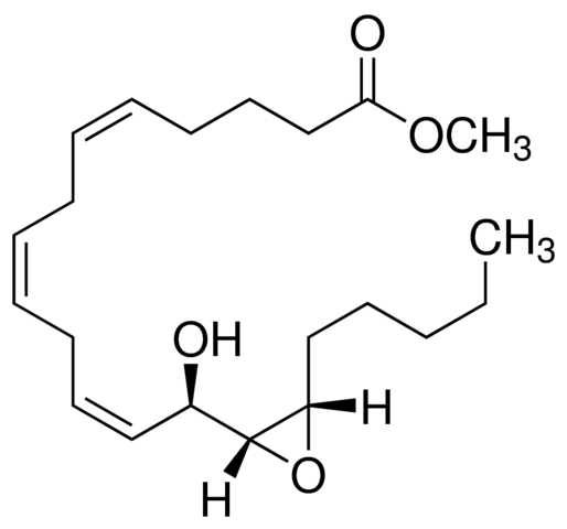 Methyl 14(S),15(S)-epoxy-13(R)-hydroxy-(5Z,8Z,11Z)-eicosatrienoate 
