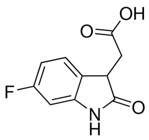 (6-Fluoro-2-oxo-2,3-dihydro-1H-indol-3-yl)acetic acid CBR01105-1G