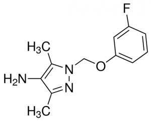 1-(3-Fluoro-phenoxymethyl)-3,5-dimethyl-1H-pyrazol-4-ylamine CDS007181-10MG