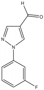 1-(3-Fluorophenyl)-1H-pyrazole-4-carbaldehyde CBR00528-1G