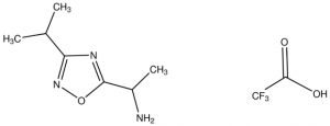 1-(3-Isopropyl-1,2,4-oxadiazol-5-yl)ethanamine trifluoroacetate CBR00730-1G