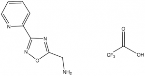 1-(3-Pyridin-2-yl-1,2,4-oxadiazol-5-yl)methanamine trifluoroacetate CBR00733-1G