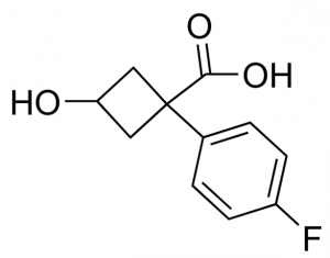 1-(4-Fluorophenyl)-3-hydroxycyclobutanecarboxylic acid CVT00017-1G