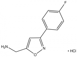 1-[3-(4-Fluorophenyl)isoxazol-5-yl]methanamine hydrochloride CBR00834-1G