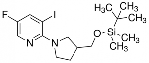 2-(3-((tert-Butyldimethylsilyloxy)methyl)pyrrolidin-1-yl)-5-fluoro-3-iodopyridine ADE000779-1G
